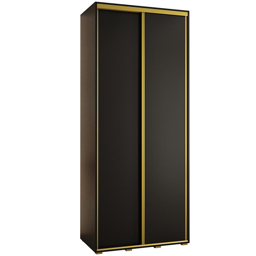 Skříň 45 Canaris 1 100 černá/gold Baumax