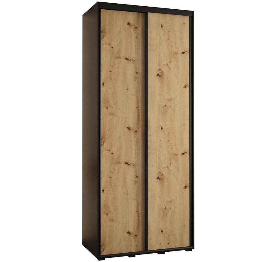 Skříň 45 Canaris 1 110 černá/artisan/černá Baumax