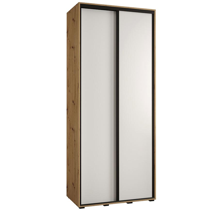 Skříň 45 Canaris 1 120 artisan/bílá/černá Baumax