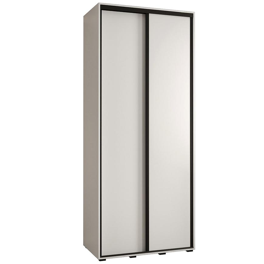 Skříň 45 Canaris 1 120 bílá/černá Baumax