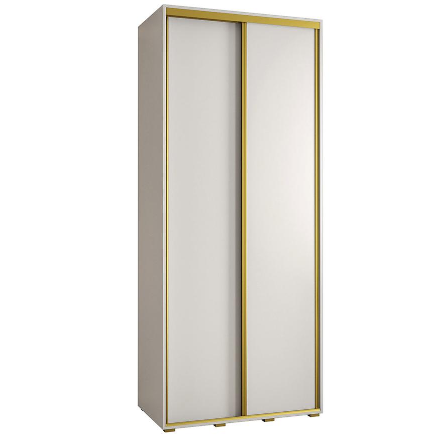 Skříň 45 Canaris 1 120 bílá/gold Baumax