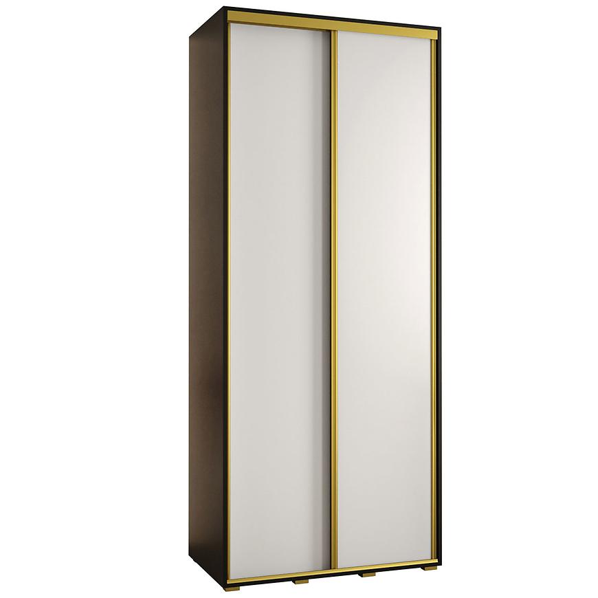 Skříň 45 Canaris 1 120 černá/bílá/gold Baumax