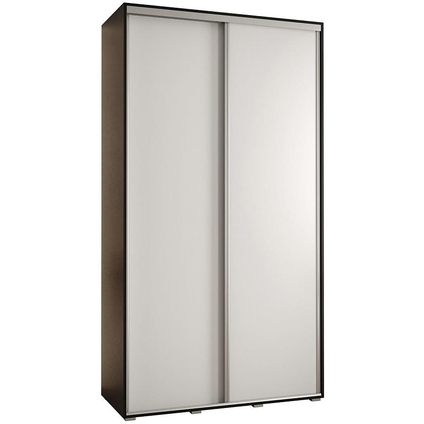 Skříň 45 Canaris 1 130 černá/bílá/silver Baumax