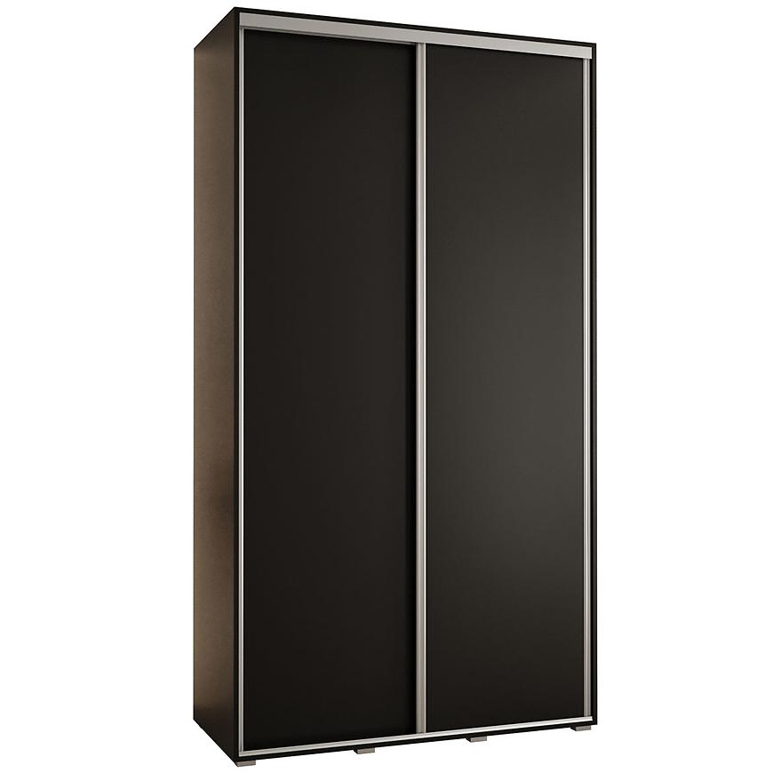 Skříň 45 Canaris 1 130 černá/silver Baumax