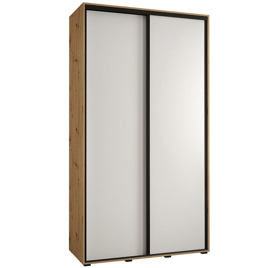 Skříň 45 Canaris 1 140 artisan/bílá/černá Baumax