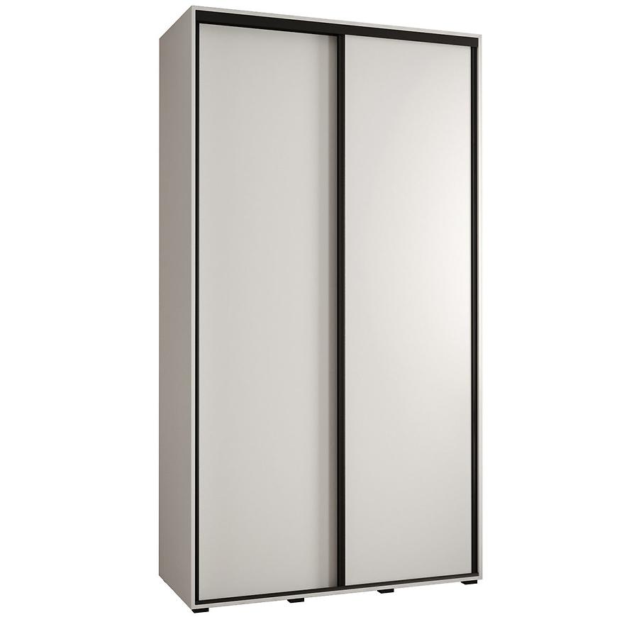 Skříň 45 Canaris 1 140 bílá/černá Baumax