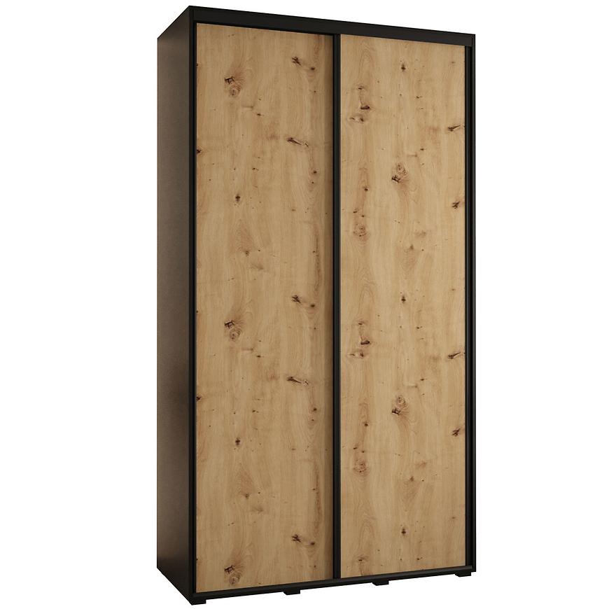 Skříň 45 Canaris 1 140 černá/artisan/černá Baumax