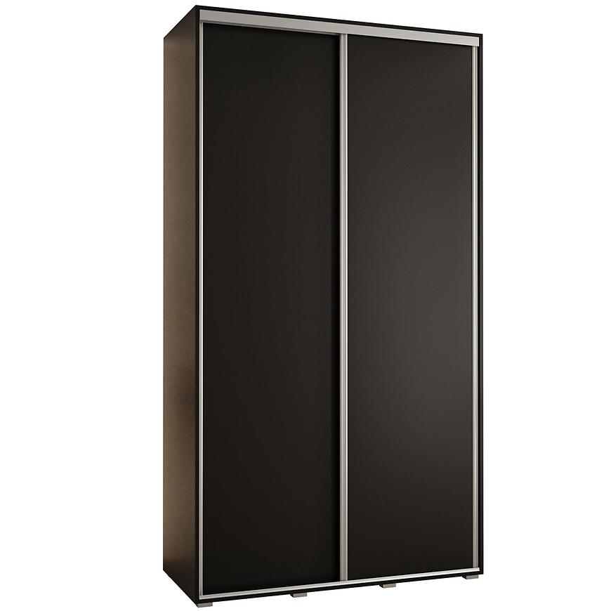 Skříň 45 Canaris 1 140 černá/silver Baumax