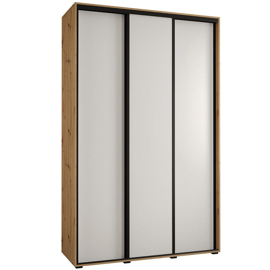 Skříň 45 Canaris 1 150 artisan/bílá/černá Baumax