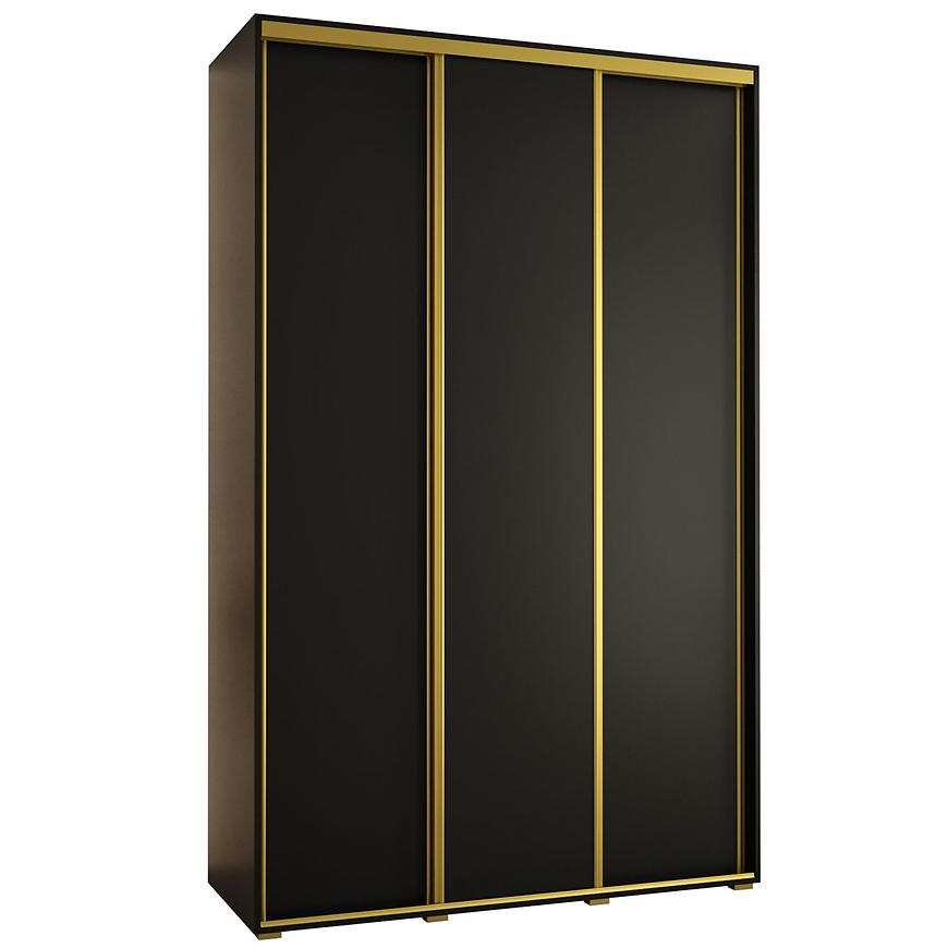 Skříň 45 Canaris 1 150 černá/gold Baumax