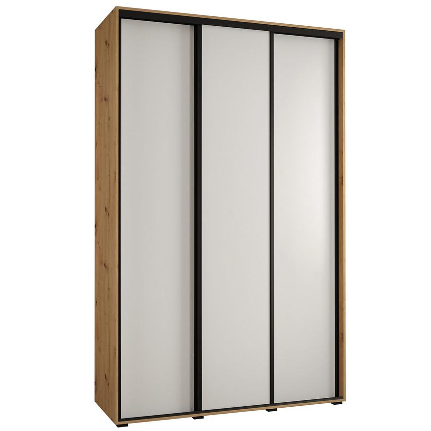 Skříň 45 Canaris 1 160 artisan/bílá/černá Baumax