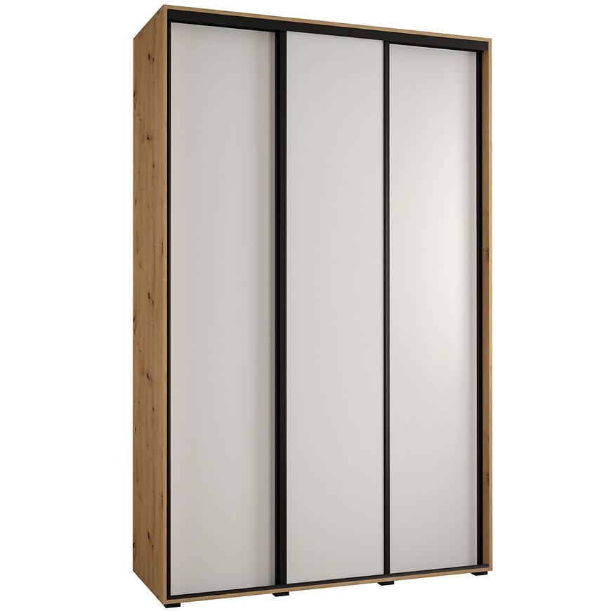 Skříň 45 Canaris 1 170 artisan/bílá/černá Baumax