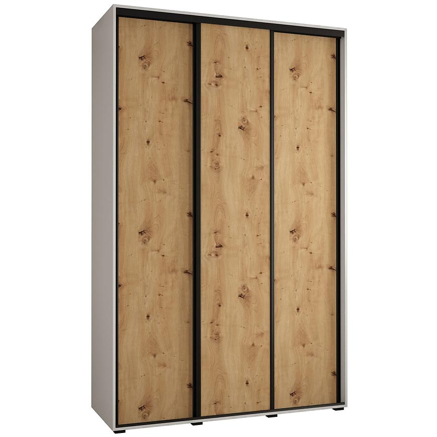 Skříň 45 Canaris 1 170 bílá/artisan/černá Baumax