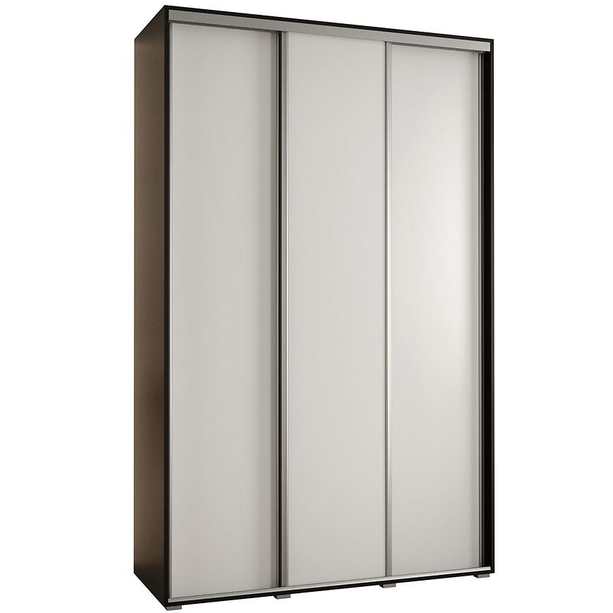 Skříň 45 Canaris 1 170 černá/bílá/silver Baumax