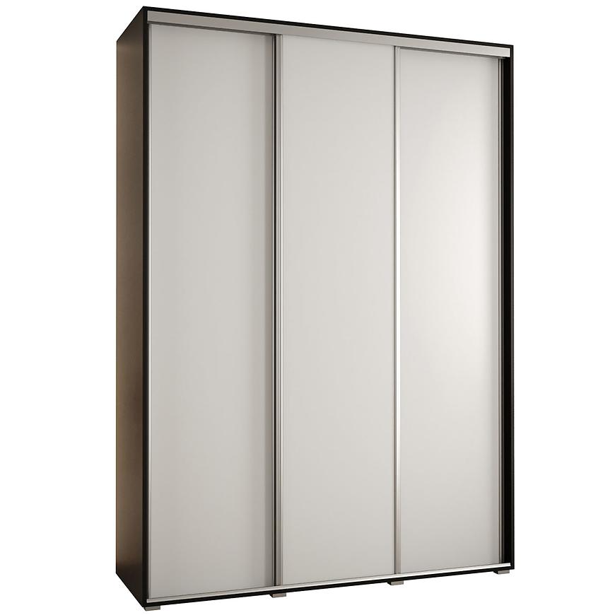 Skříň 45 Canaris 1 180 černá/bílá/silver Baumax