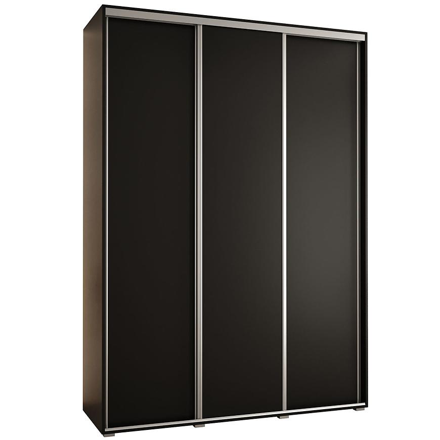 Skříň 45 Canaris 1 180 černá/silver Baumax