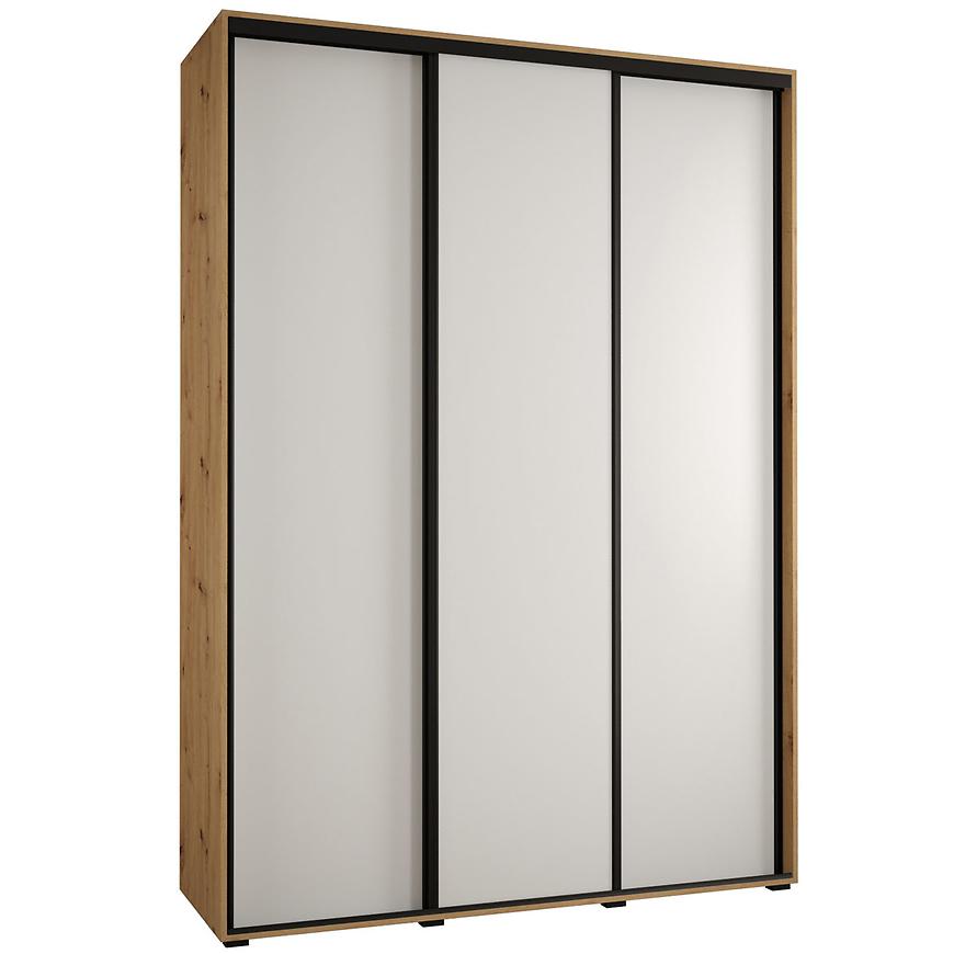 Skříň 45 Canaris 1 190 artisan/bílá/černá Baumax