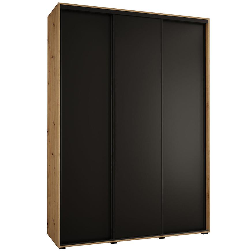 Skříň 45 Canaris 1 190 artisan/černá/černá Baumax