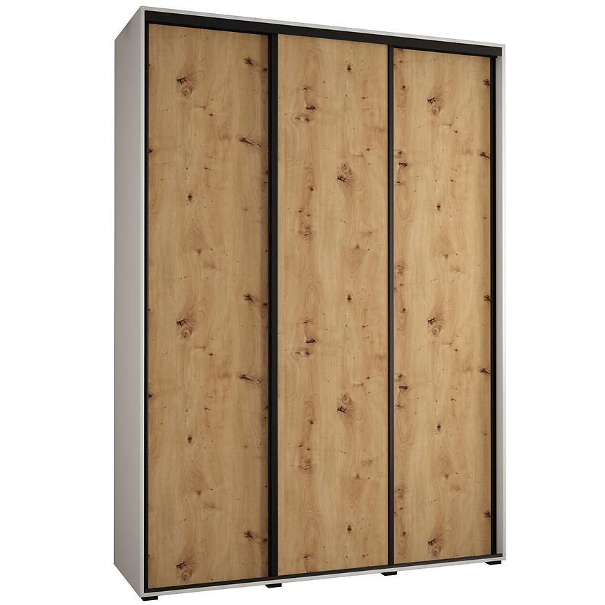 Skříň 45 Canaris 1 190 bílá/artisan/černá Baumax