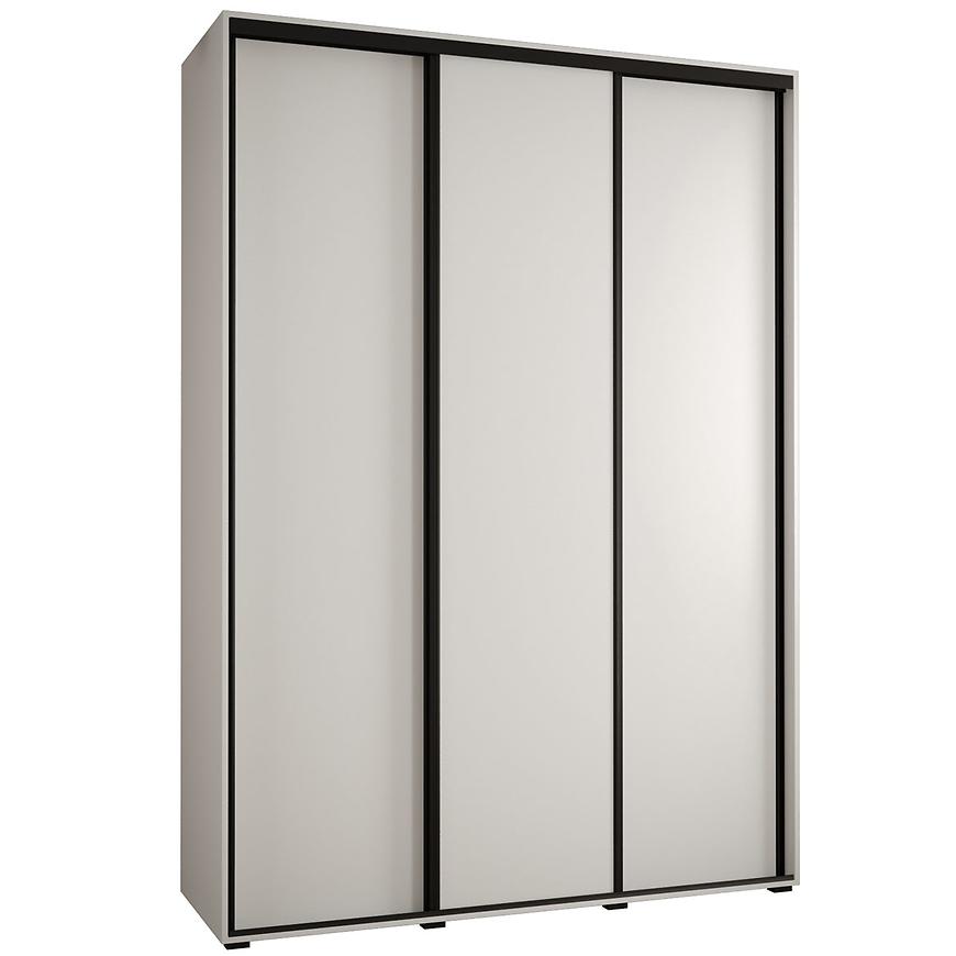 Skříň 45 Canaris 1 190 bílá/černá Baumax