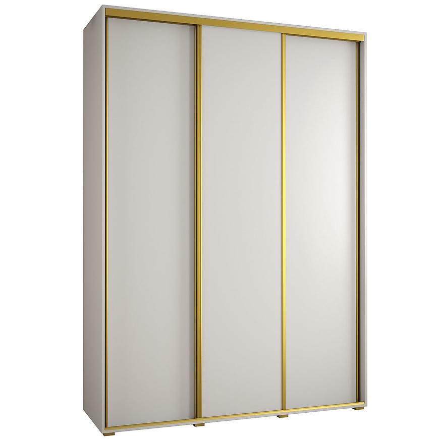 Skříň 45 Canaris 1 190 bílá/gold Baumax