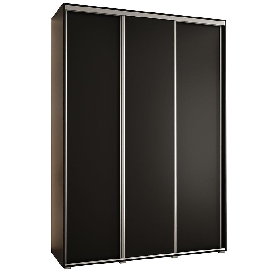 Skříň 45 Canaris 1 190 černá/silver Baumax