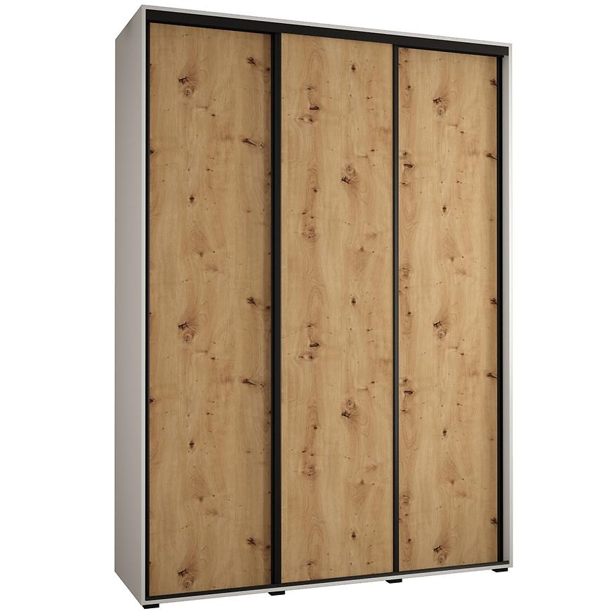 Skříň 45 Canaris 1 200 bílá/artisan/černá Baumax