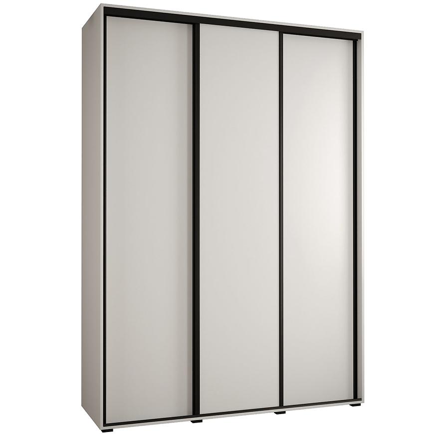 Skříň 45 Canaris 1 200 bílá/černá Baumax