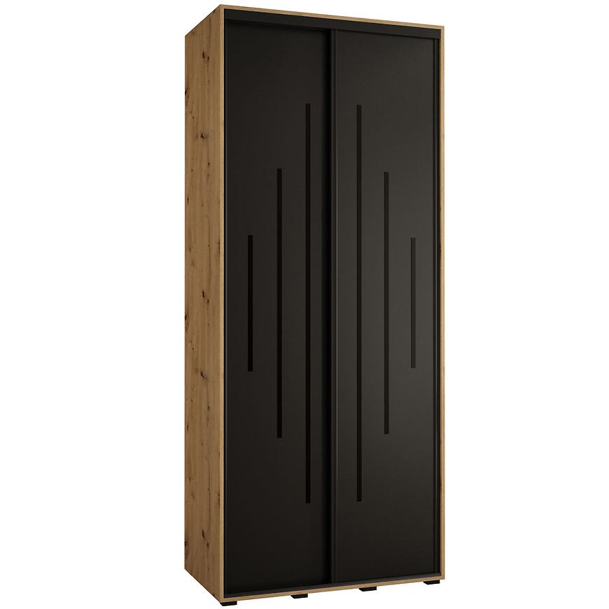 Skříň 45 Canaris 12 100 artisan/černá/černá Baumax