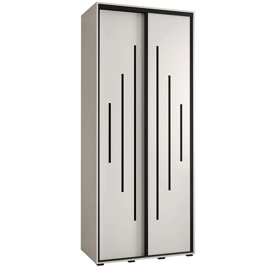 Skříň 45 Canaris 12 100 bílá/černá Baumax