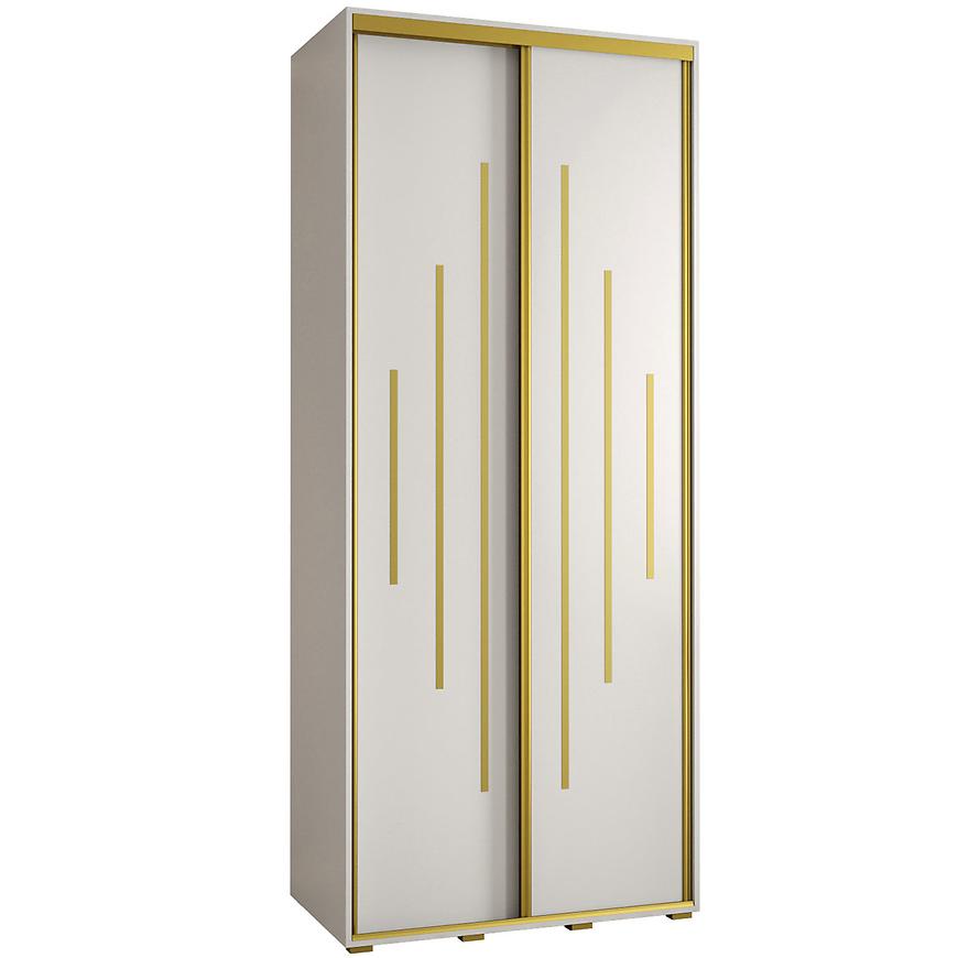 Skříň 45 Canaris 12 100 bílá/gold Baumax