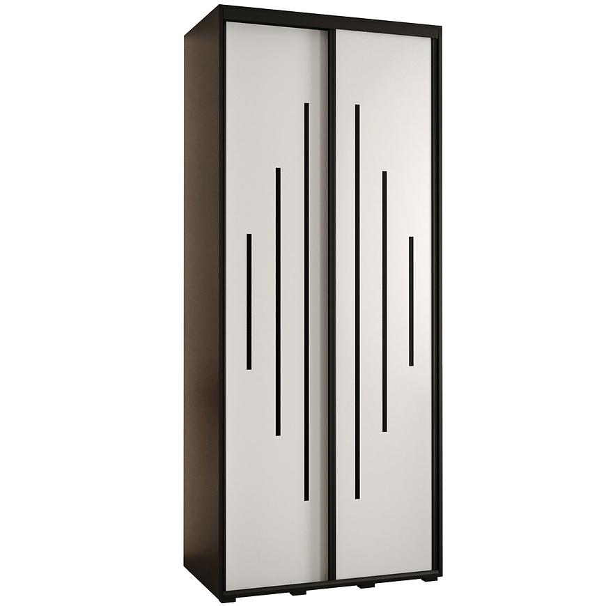 Skříň 45 Canaris 12 100 černá/bílá/černá Baumax