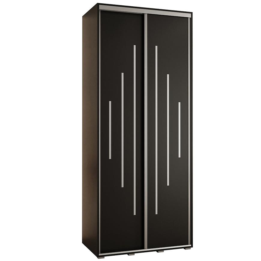 Skříň 45 Canaris 12 100 černá/silver Baumax