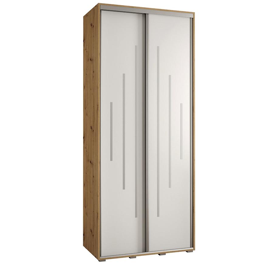 Skříň 45 Canaris 12 110 artisan/bílá/silver Baumax