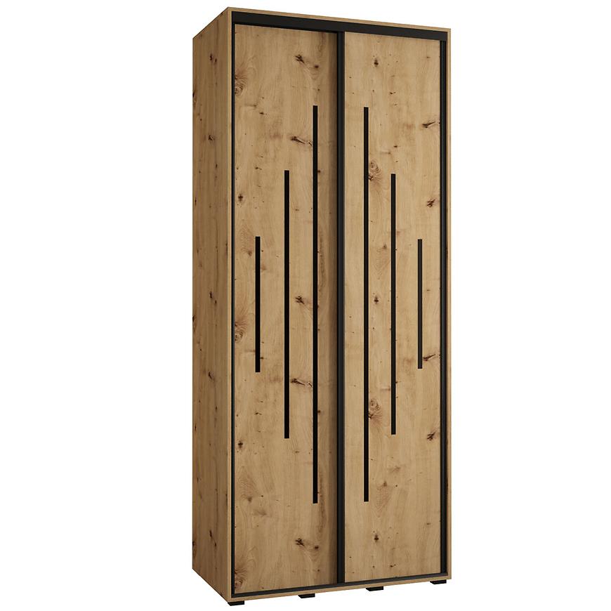 Skříň 45 Canaris 12 110 artisan/černá Baumax