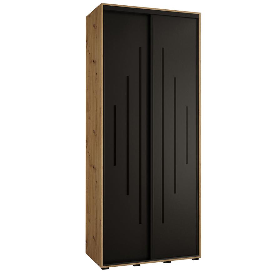 Skříň 45 Canaris 12 110 artisan/černá/černá Baumax