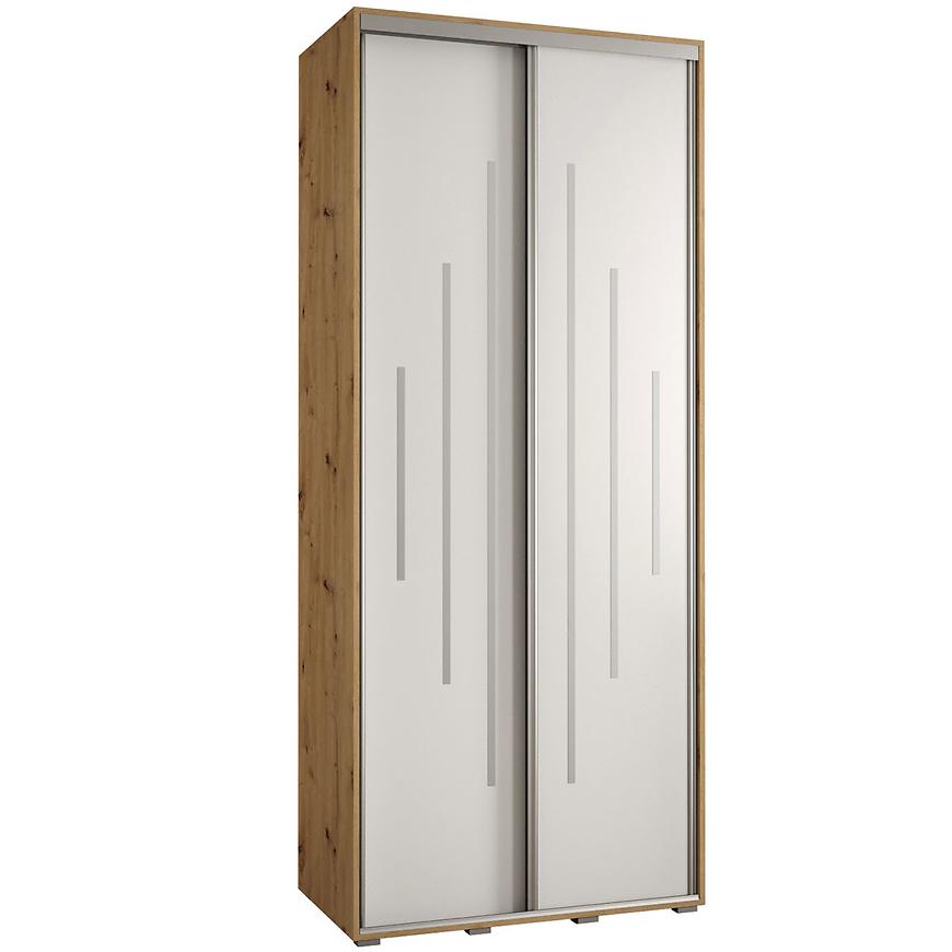 Skříň 45 Canaris 12 120 artisan/bílá/silver Baumax