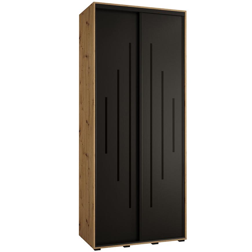 Skříň 45 Canaris 12 120 artisan/černá/černá Baumax