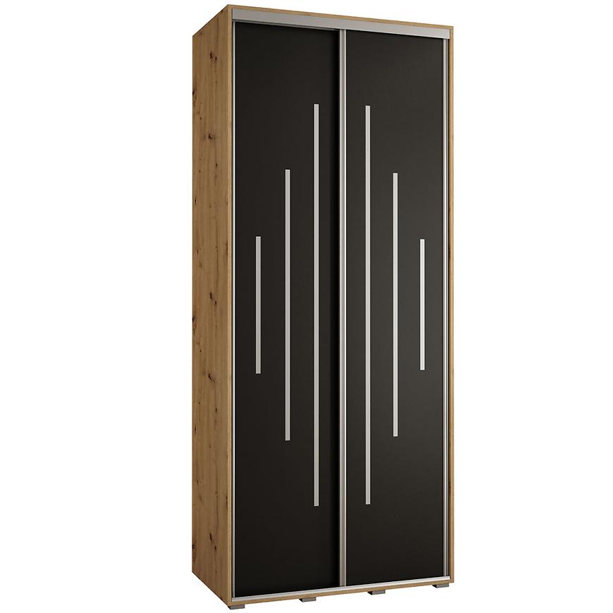 Skříň 45 Canaris 12 120 artisan/černá/silver Baumax