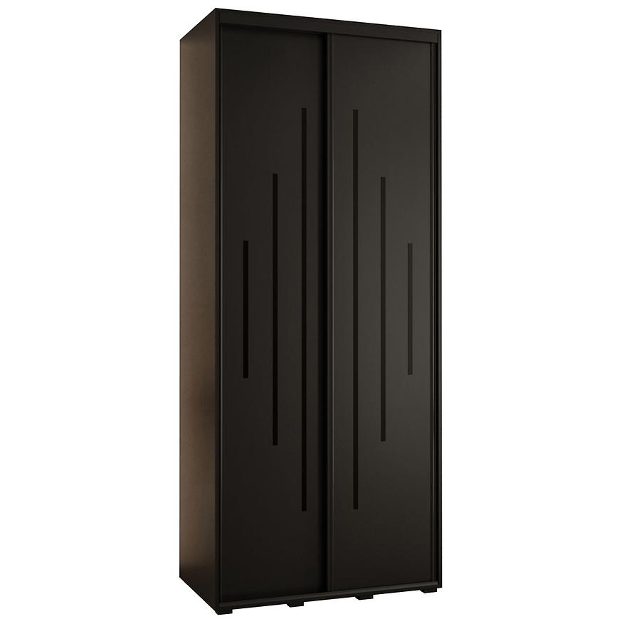 Skříň 45 Canaris 12 120 černá/černá Baumax