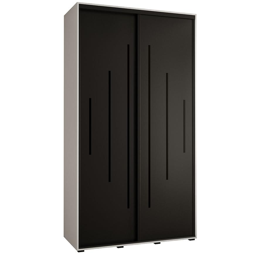 Skříň 45 Canaris 12 130 bílá/černá/černá Baumax