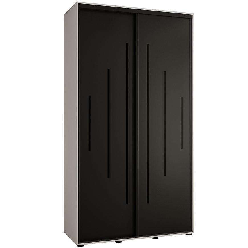 Skříň 45 Canaris 12 140 bílá/černá/černá Baumax