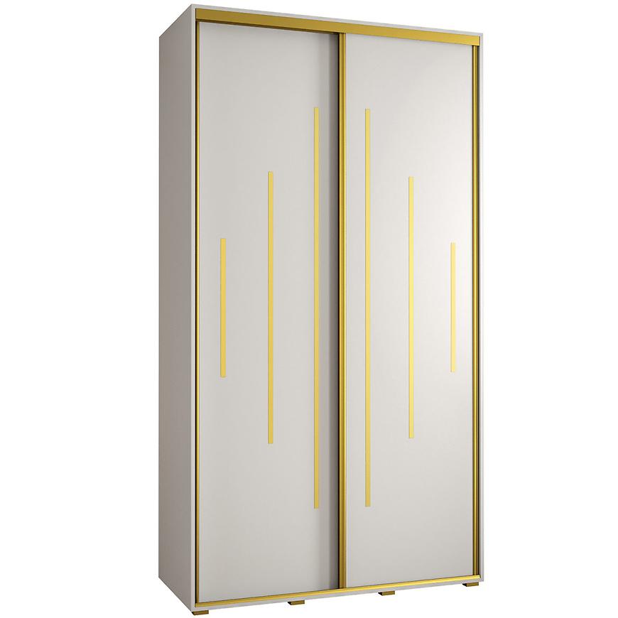 Skříň 45 Canaris 12 140 bílá/gold Baumax