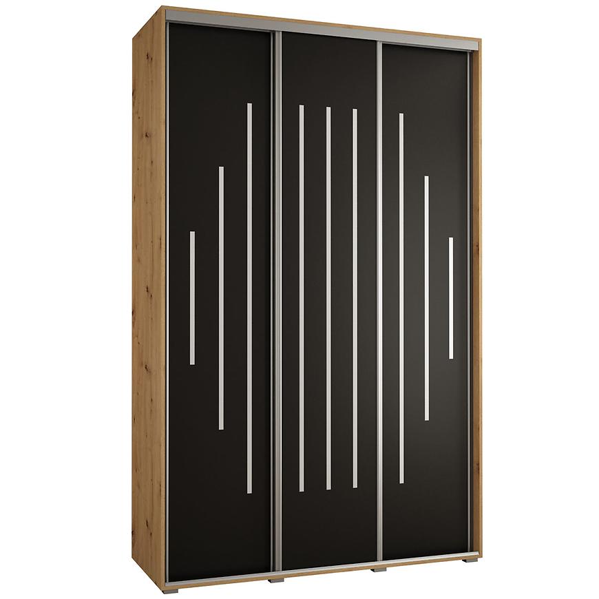 Skříň 45 Canaris 12 150 artisan/černá/silver Baumax