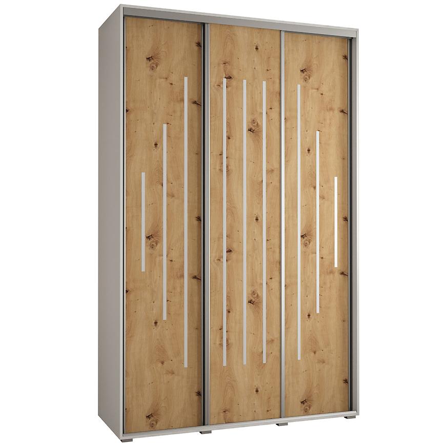 Skříň 45 Canaris 12 150 bílá/artisan/silver Baumax