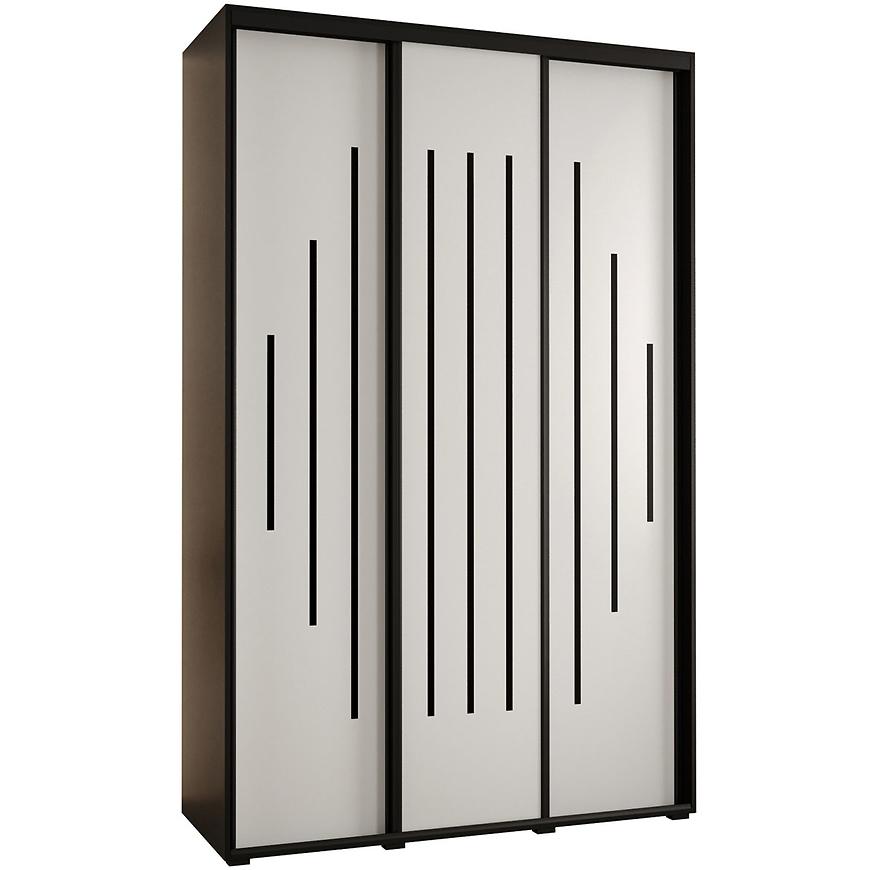 Skříň 45 Canaris 12 150 černá/bílá/černá Baumax