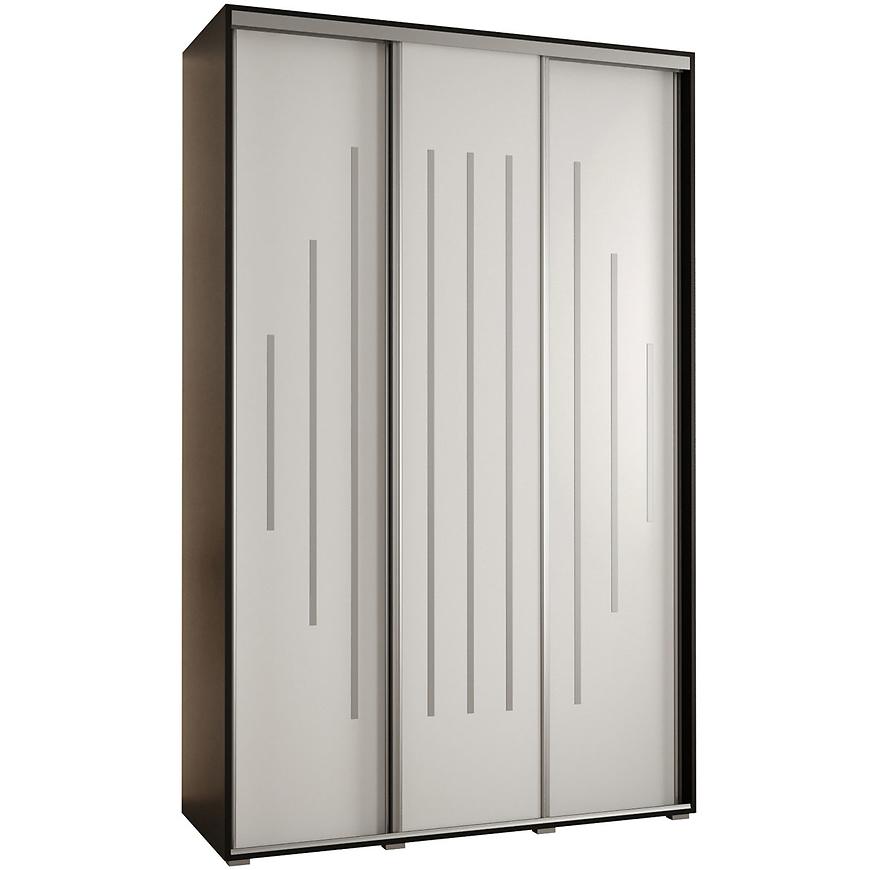 Skříň 45 Canaris 12 150 černá/bílá/silver Baumax