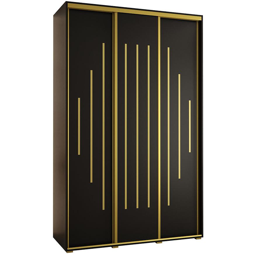 Skříň 45 Canaris 12 150 černá/gold Baumax