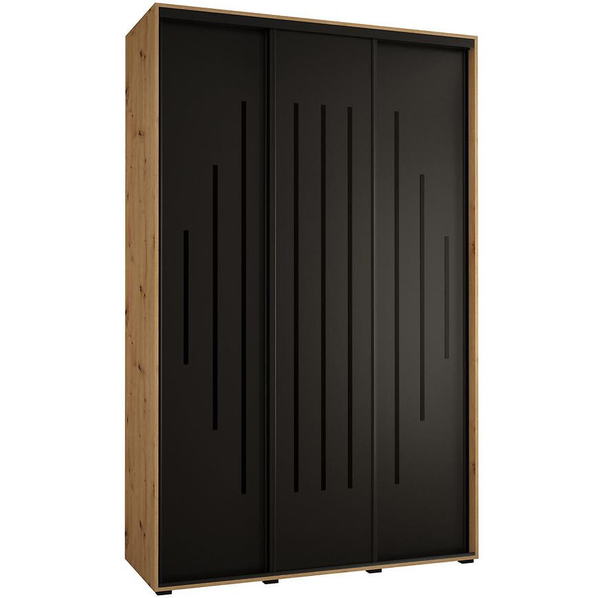 Skříň 45 Canaris 12 160 artisan/černá/černá Baumax