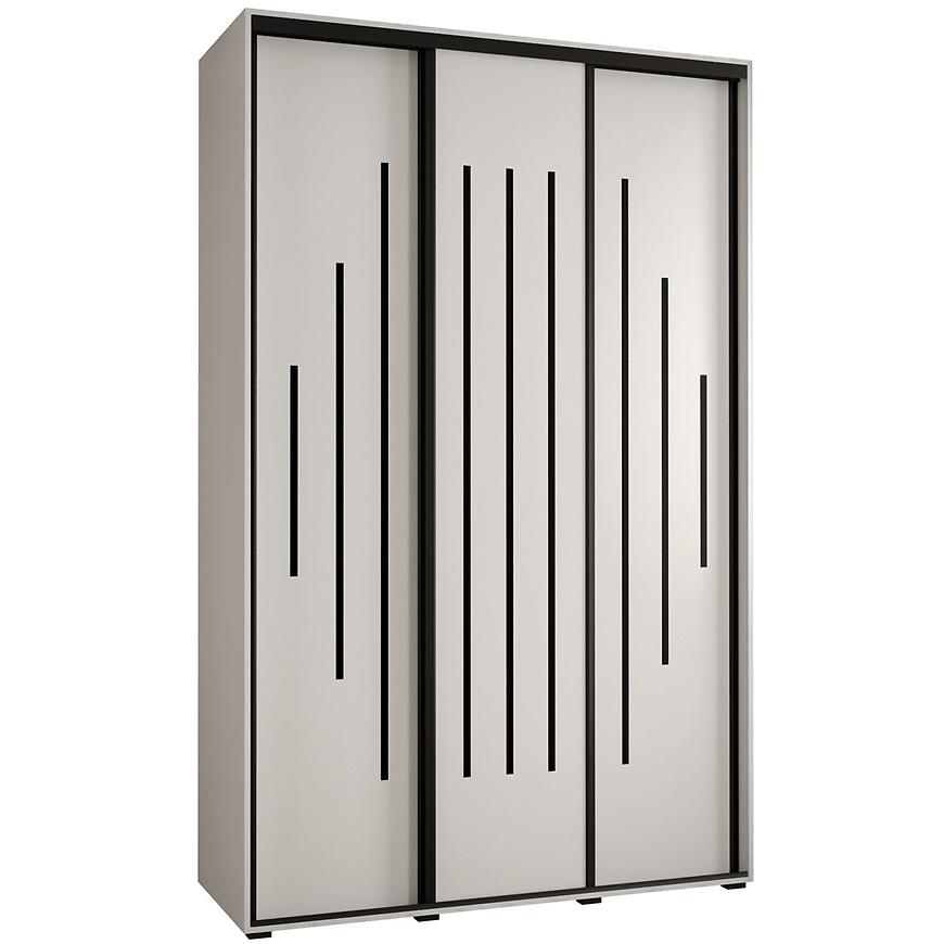 Skříň 45 Canaris 12 160 bílá/černá Baumax